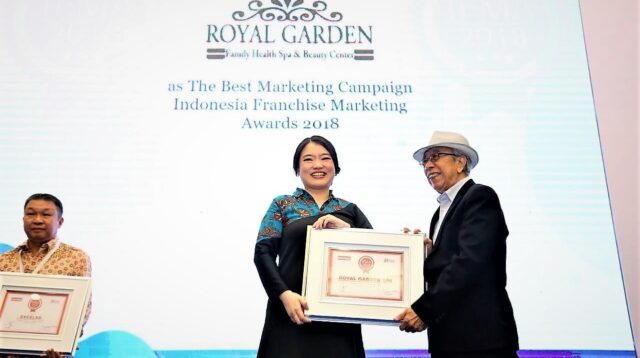Royal Garden Spa meraih The Best Marketing Campaign dalam IFMA 2018