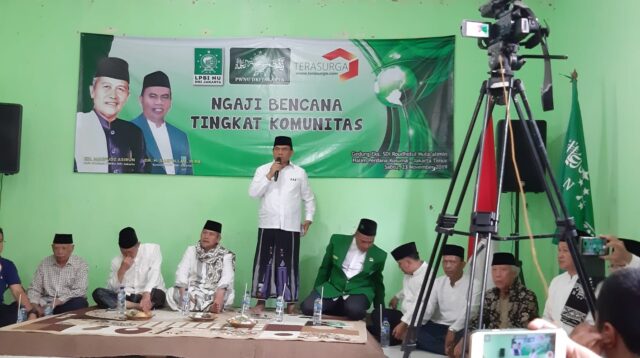 LPBI NU DKI Jakarta, Saefullah Resmikan Ngaji Bencana dan Bedah Ribuan Rumah