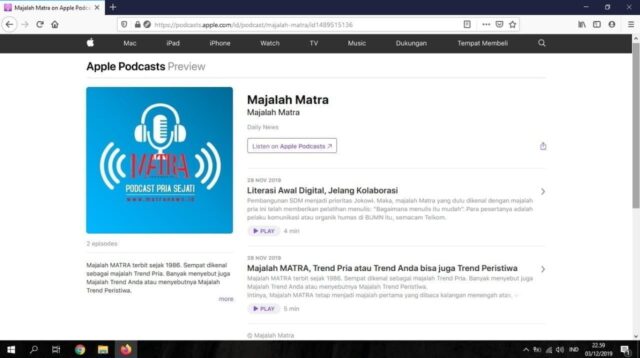 Menikmati Apple Podcast Sekarang Via Web Tanpa iTunes